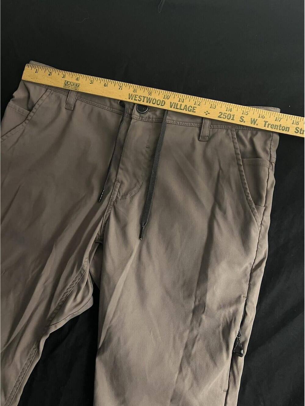686 Everywhere Hiking Multi Shell Pants Mens Size 32 x 32 Slim Fit Dark Brown - Picture 7 of 12